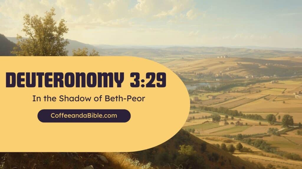deuteronomy 3:29