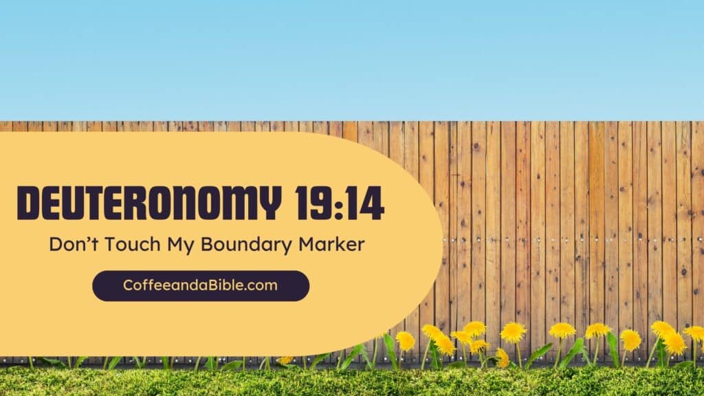 deuteronomy 19:14
