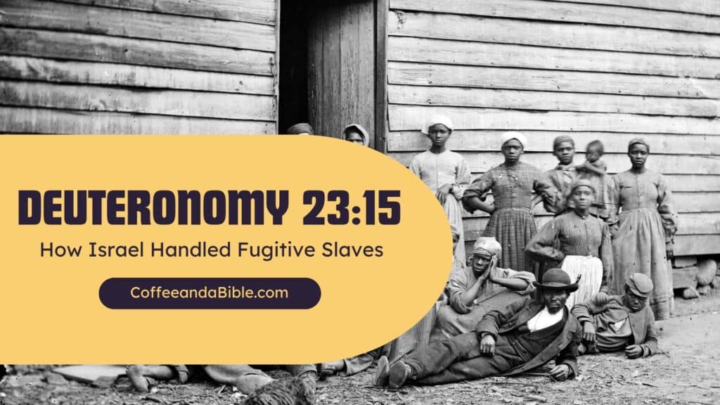 deuteronomy 23:15